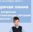 Открыта «горячая линия», посвященная питанию школьников - Газета Дмитриевский вестник
