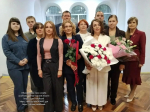 Помощник судьи Дмитриевского районного суда Курской области Наталья Николаевна Минченко приняла поздравление с Юбилеем.